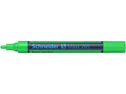 Kriedový popisovač, 2-3 mm, SCHNEIDER "Maxx 265", svetlozelený