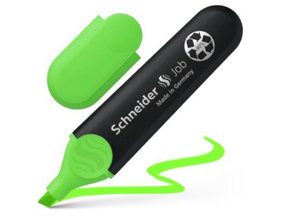Zvýrazňovač, 1-5 mm, SCHNEIDER "Job 150", zelený