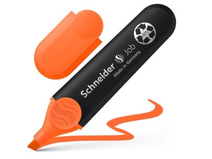 Zvýrazňovač, 1-5 mm, SCHNEIDER "Job 150", oranžový