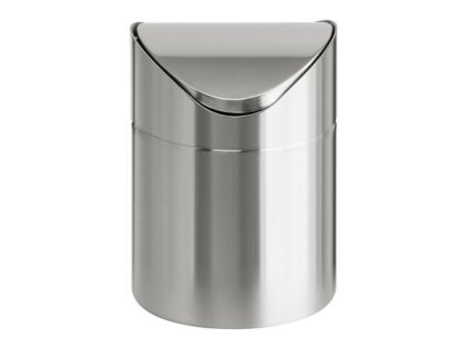 Odpadkový kôš, 1,5 l, nehrdzavejúca oceľ, stolový, VEPA BINS, strieborná