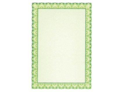 Papier na diplomy, A4, 115 g, APLI, zelený