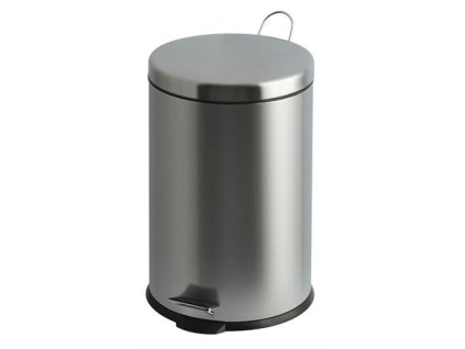 Odpadkový kôš, s pedálom, 30 l, VEPA BINS, pochrómovaný