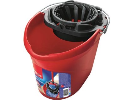 Vedro so žmýkacím košom, VILEDA "Supermop", červené