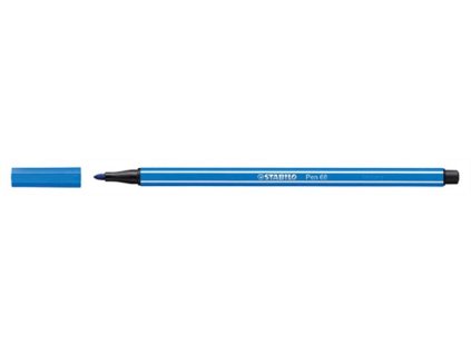 Popisovač, 1 mm, STABILO "Pen 68", tmavomodrý