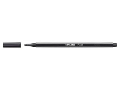 Popisovač, 1 mm, STABILO "Pen 68", čierny