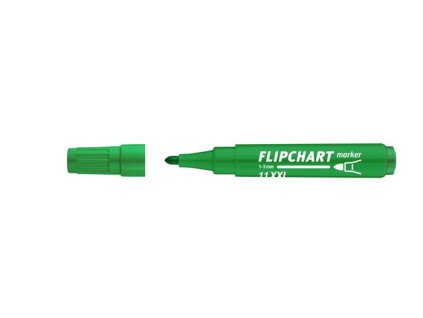 Popisovač na flipchartové tabule, 1-3 mm, kužeľový hrot, ICO "Artip 11 XXL", zelený