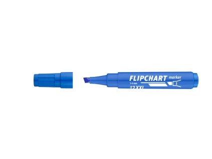 Popisovač na flipchartové tabule,  1-4 mm, zrezaný hrot, ICO "Artip 12 XXL", modrý