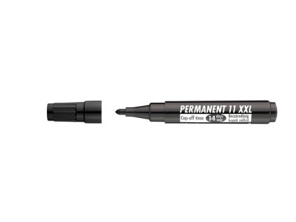 Permanentný popisovač, 1-3 mm, kužeľový hrot, ICO "Permanent 11 XXL", čierny