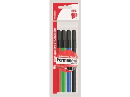 Permanentný popisovač "M", 4 ks