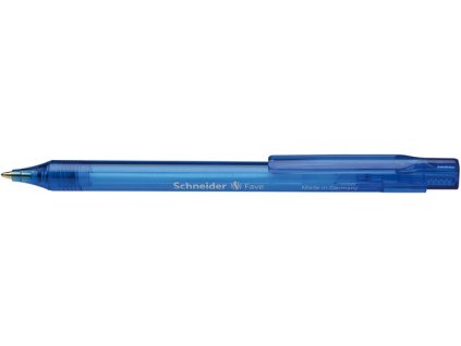 Guľôčkové pero, 0,5 mm, stláčací mechanizmus, SCHNEIDER "Fave", modré