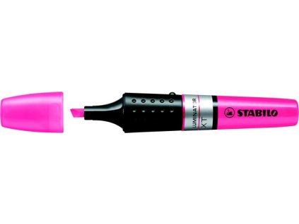 Zvýrazňovač, 2-5 mm, STABILO "Luminator", ružová