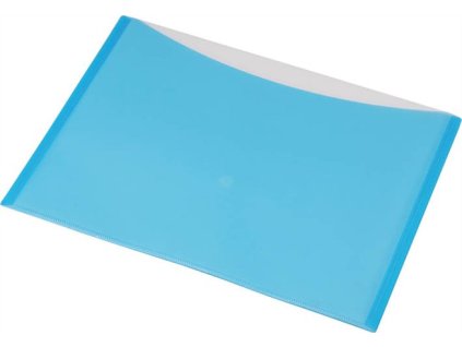 Obal na patent, A4, PP, s 2 vreckami, 200 mikrónov, PANTA PLAST, pastelovo modrá