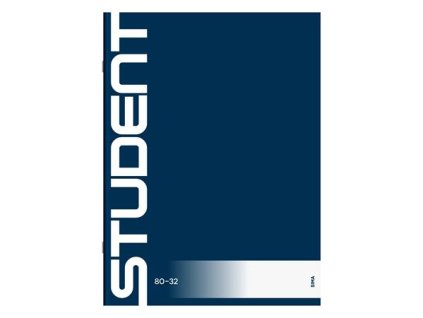 Zošit, A4, čistý, 32 listov, ICO "Student"
