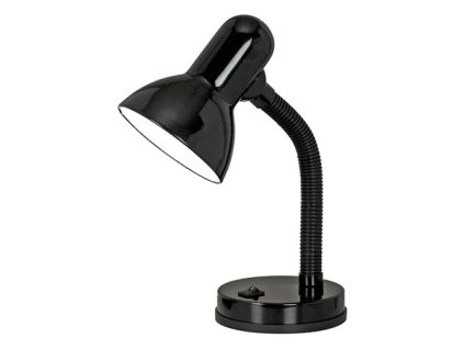 Stolová lampa, 40 W, "Basic", čierna