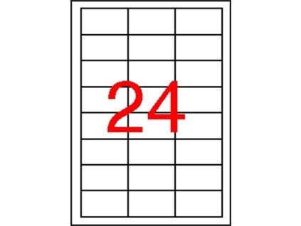Etikety, 64,6x33,8 mm, polyester, odolné voči poveternostným podmienkam, biela, APLI, 2400 etikiet/bal