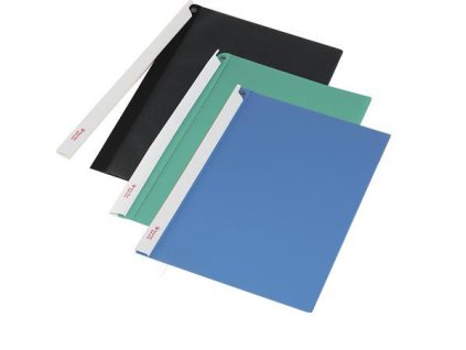 Rýchloviazač, s dlhým klipom, PP, A4, PANTA PLAST, modrý