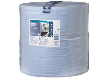 Papierová utierka, kotúčová, priemer: 37,5 cm, W1 systém, TORK, modrá