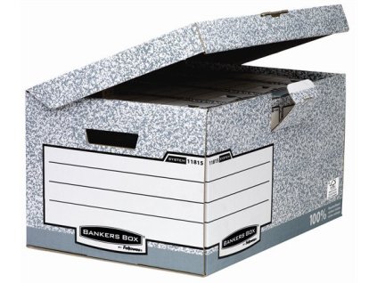 Archívny kontajner s padacím vekom, "BANKERS BOX® SYSTEM by FELLOWES®"