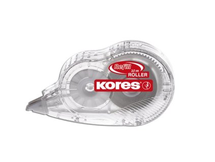 Korekčný roller, 4,2 mm x 10 m, naplniteľný, KORES "Refill Roller"