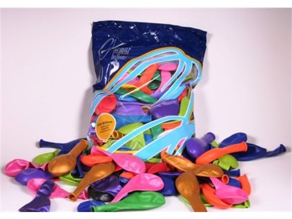Balón, 24 cm, perleťový, mix farieb
