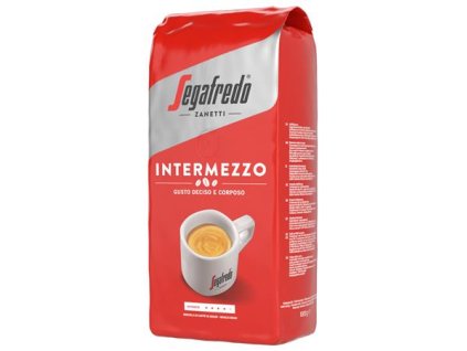 Káva, pražená, zrnková, vákuové balenie, 1000 g, SEGAFREDO "Intermezzo"