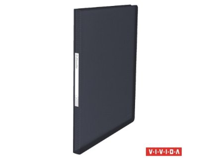 Prezentačná doska, 80 vreciek, A4, ESSELTE "Vivida", čierna