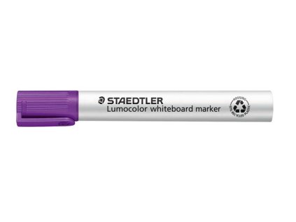 Popisovač na tabule a flipchartové tabule, zrezaný hrot, STAEDTLER "Lumocolor 351 B", fialový