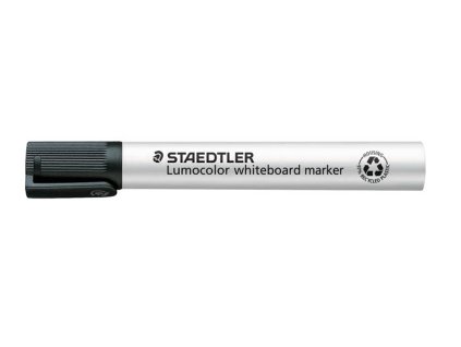 Popisovač na tabule a flipchartové tabule, zrezaný hrot, STAEDTLER "Lumocolor 351 B", čierny