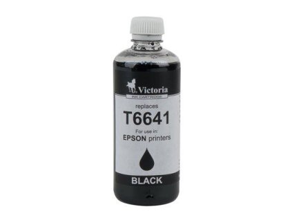 T6641 náplň do tlačiarní L100, 200mfp, VICTORIA TECHNOLOGY, čierna, 100ml