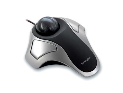 Optická myš, trackball, USB, KENSINGTON "Orbit", strieborná