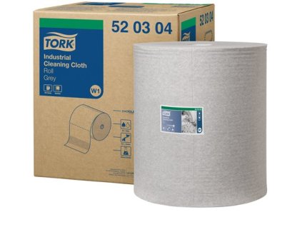Čistiaca utierka, priemyselná, 1-vrstvová, 950 útržkov, W1 systém, TORK, sivá