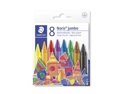 Voskovky, STAEDTLER "Noris Jumbo 229", 8 rôznych farieb