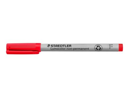 Nepermanentný popisovač, OHP, 0,6 mm, STAEDTLER "Lumocolor® 316 F", červená