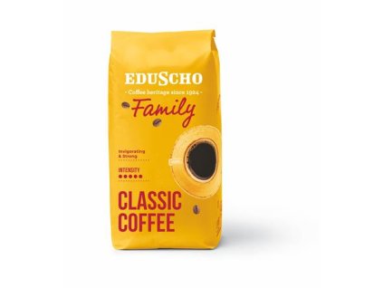 Káva, pražená, zrnková, 1000 g, EDUSCHO "Family"