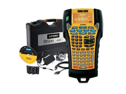 Elektrický štítkovač, DYMO "Rhino 6000", sada v taške