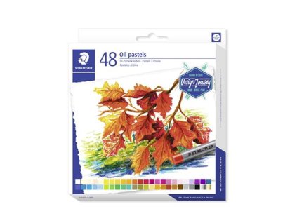 Olejové kriedy, STAEDTLER "2420", 48 rôznych farieb