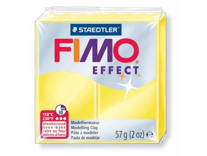 Modelovacia hmota, 57 g, polymérová, FIMO "Effect", priehľadná žltá