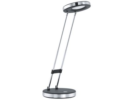Stolová lampa, LED 3W, "Gexo", čierna, chróm