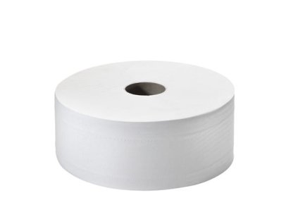 Toaletný papier, T1 systém, 2-vrstvový, priemer: 26 cm, Universal "Jumbo", biela