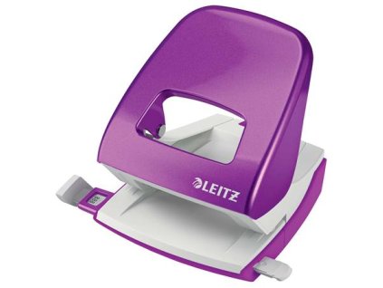 Dierovačka, dvojdierová, 30 listov, LEITZ "Nexxt Wow", fialová
