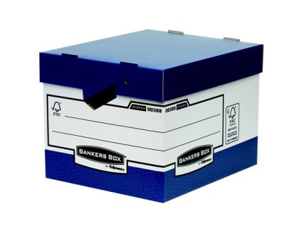 Archívny kontajner, kartónový, ergonomický úchyt, "BANKERS BOX® by FELLOWES®"