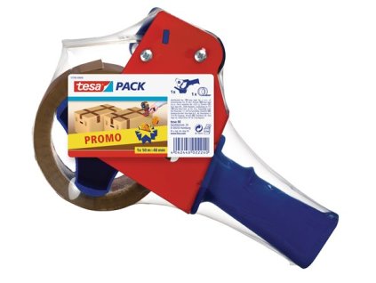 Odvíjač pásky, 48 mm x 50 m, s baliacou páskou "Strong", TESA "57395"