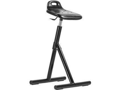 Maliarska stolička, skladacia, čierna