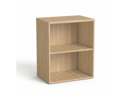 Skriňa, vo výške stola, otvorená, policová, MAYAH "Freedom SV-17", jaseň