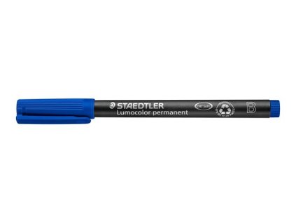 Permanentný popisovač, OHP, 1-2,5 mm, STAEDTLER "Lumocolor® 314 B", modrá