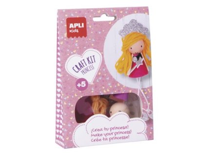 Sada na tvorbu bábiky, APLI Kids "Craft Kit", princezná