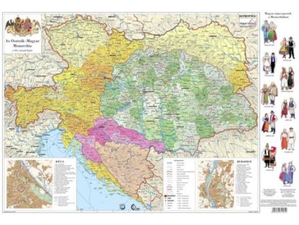 Podložka na stôl, obojstranná, STIEFEL  "Osztrák-Magyar Monarchia/Rakúsko-Uhorsko" - výrobok v MJ