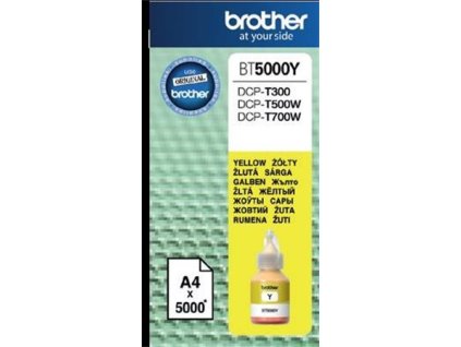 BT5000Y Náplň DCP T-300, 500W, 700W, BROTHER žltá, 5K