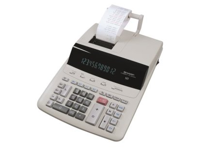 Kalkulačka, s tlačou, 12 miestny displej, 2 farebná tlač,  SHARP "CS2635RHGYSE"