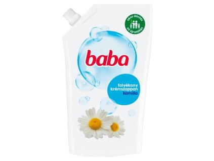 Tekuté mydlo, náhradná náplň, 0,5 l, BABA, kamilka
